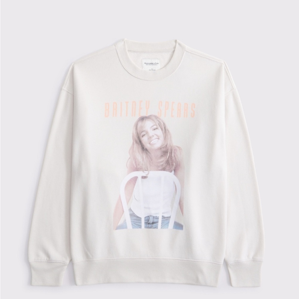 Like new! Abercrombie & Fitch Soft Crewneck Sweatshirt, Britney Spears, Medium